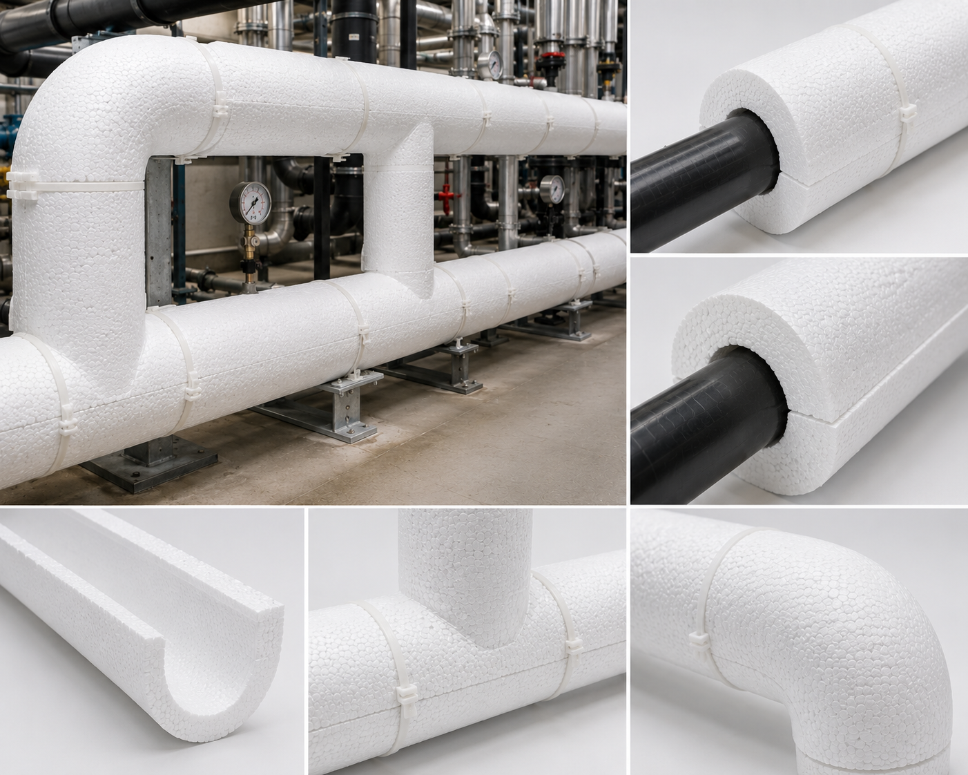 Thermocol Pipe Sections